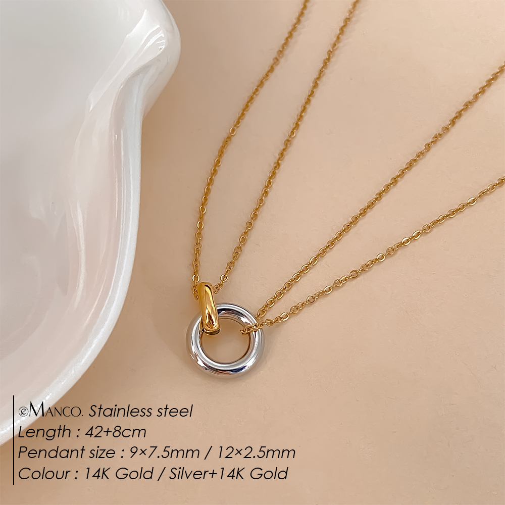 EMANCO Stainless Steel Two-Col - Birth Flower Necklace recension och pris