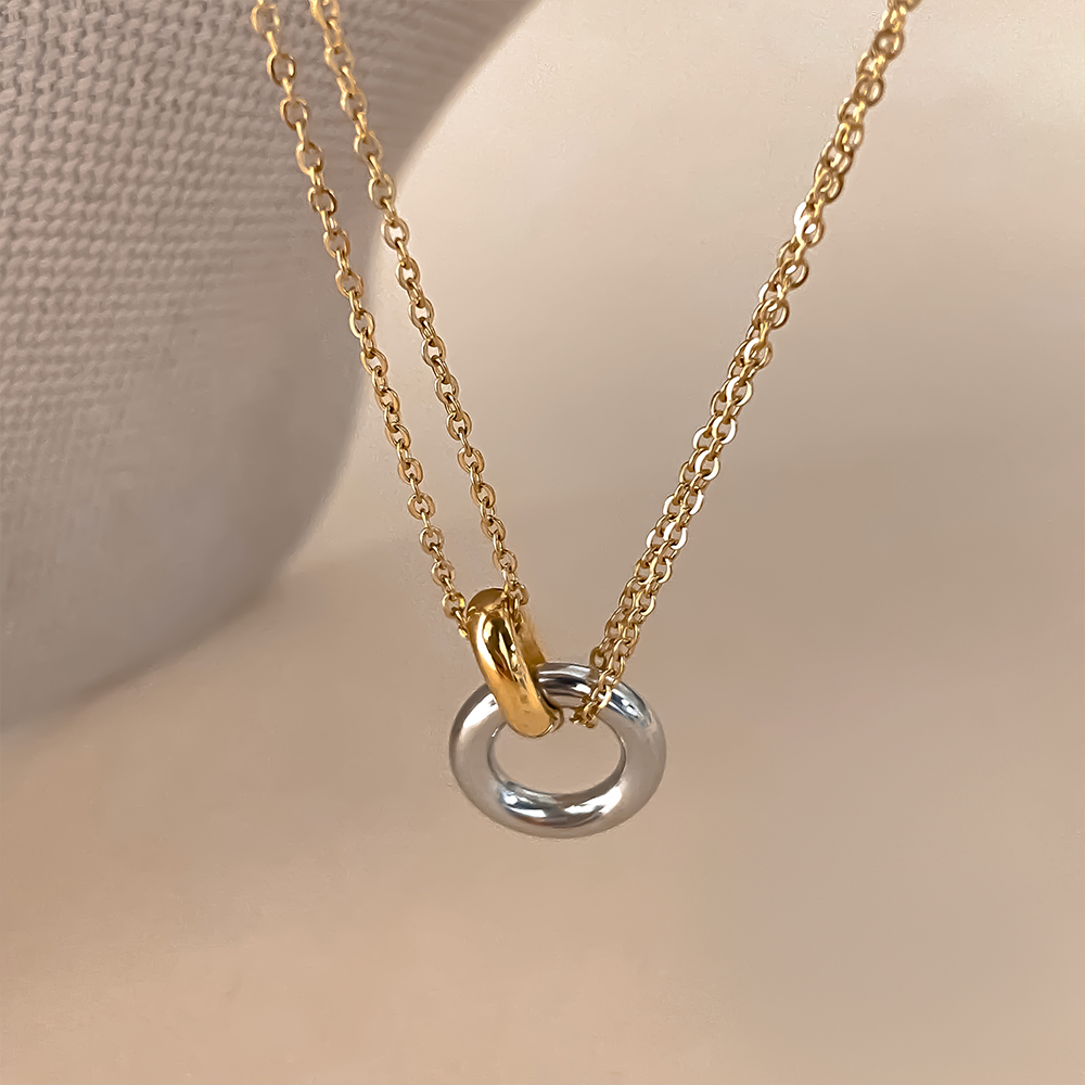 EMANCO Stainless Steel Two-Col - Birth Flower Necklace recension och pris